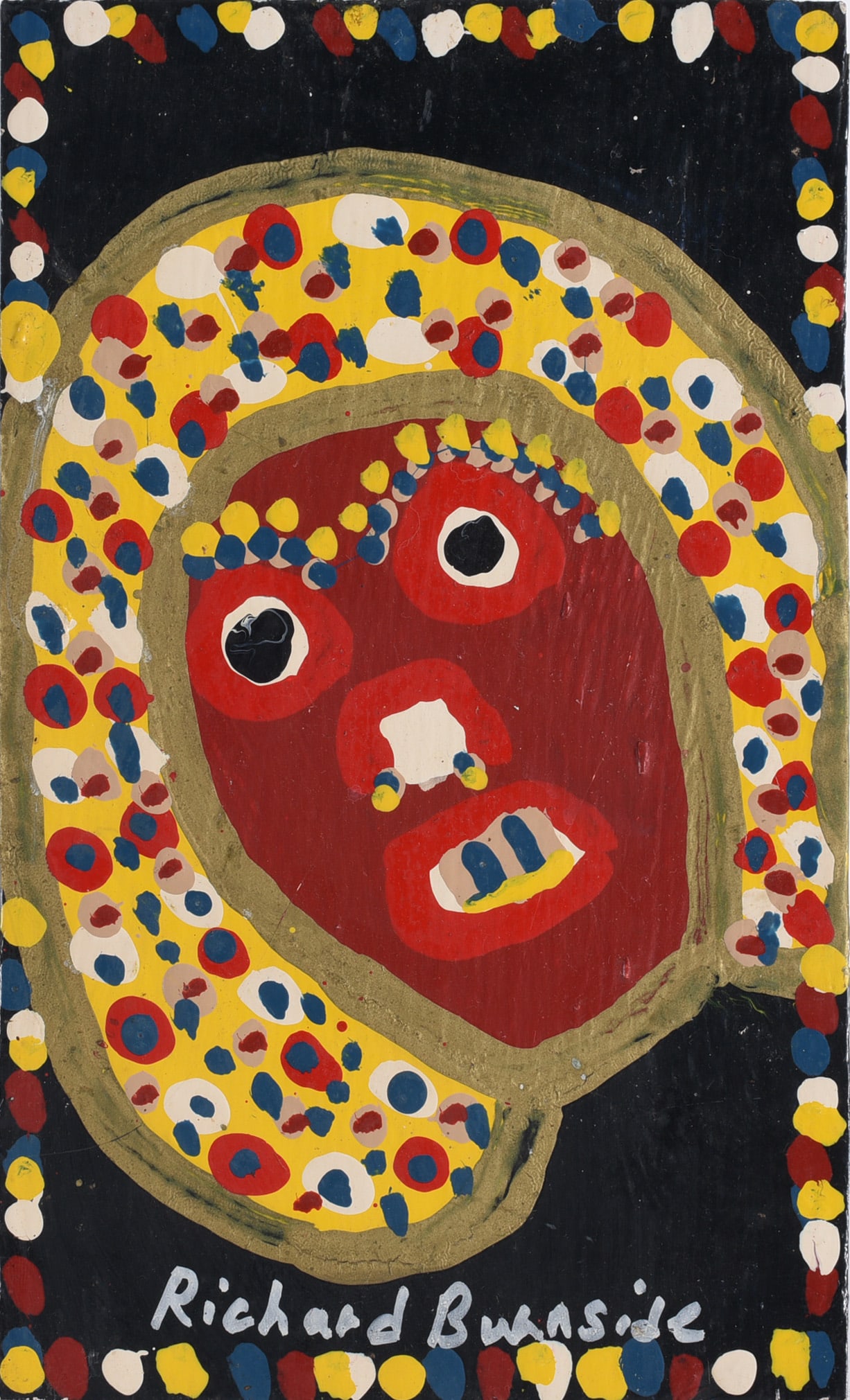 Richard Burnside Folk Art Painting (1 of 2)