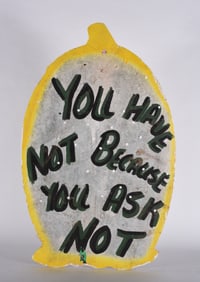 Benny Carter Folk Art Painted Sign