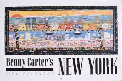 Benny Carter Rare 1996 Calendar