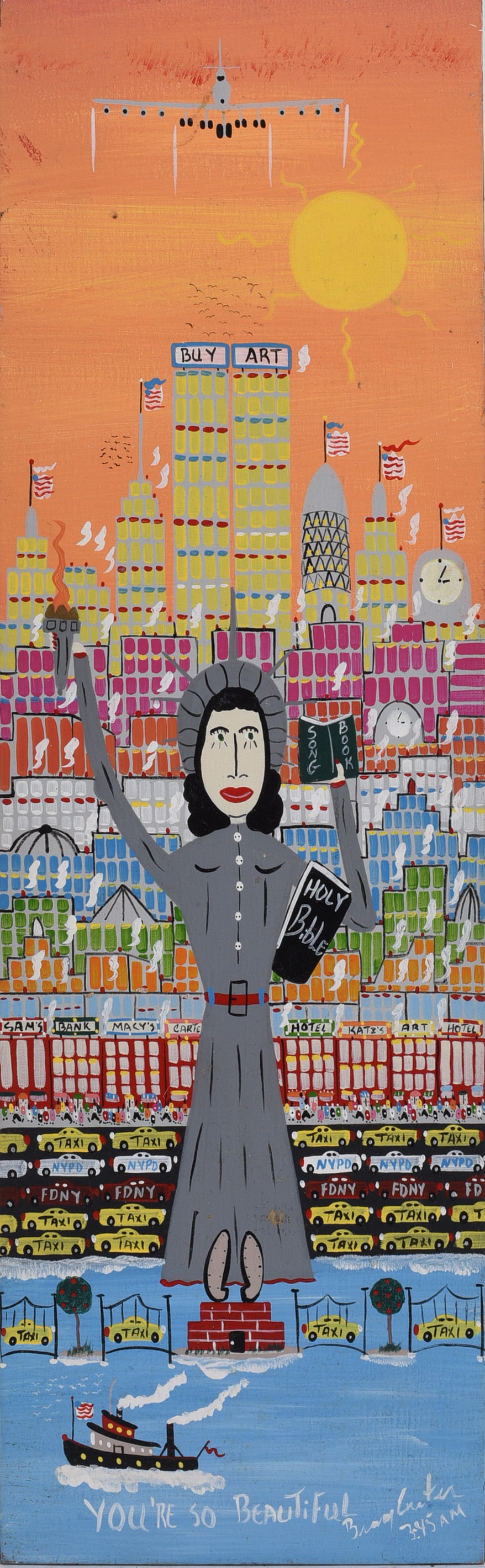 Benny Carter Folk Art Painting (1 of 2)