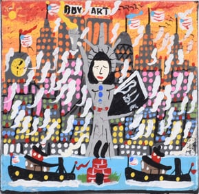 Benny Carter Rare Miniature Painting