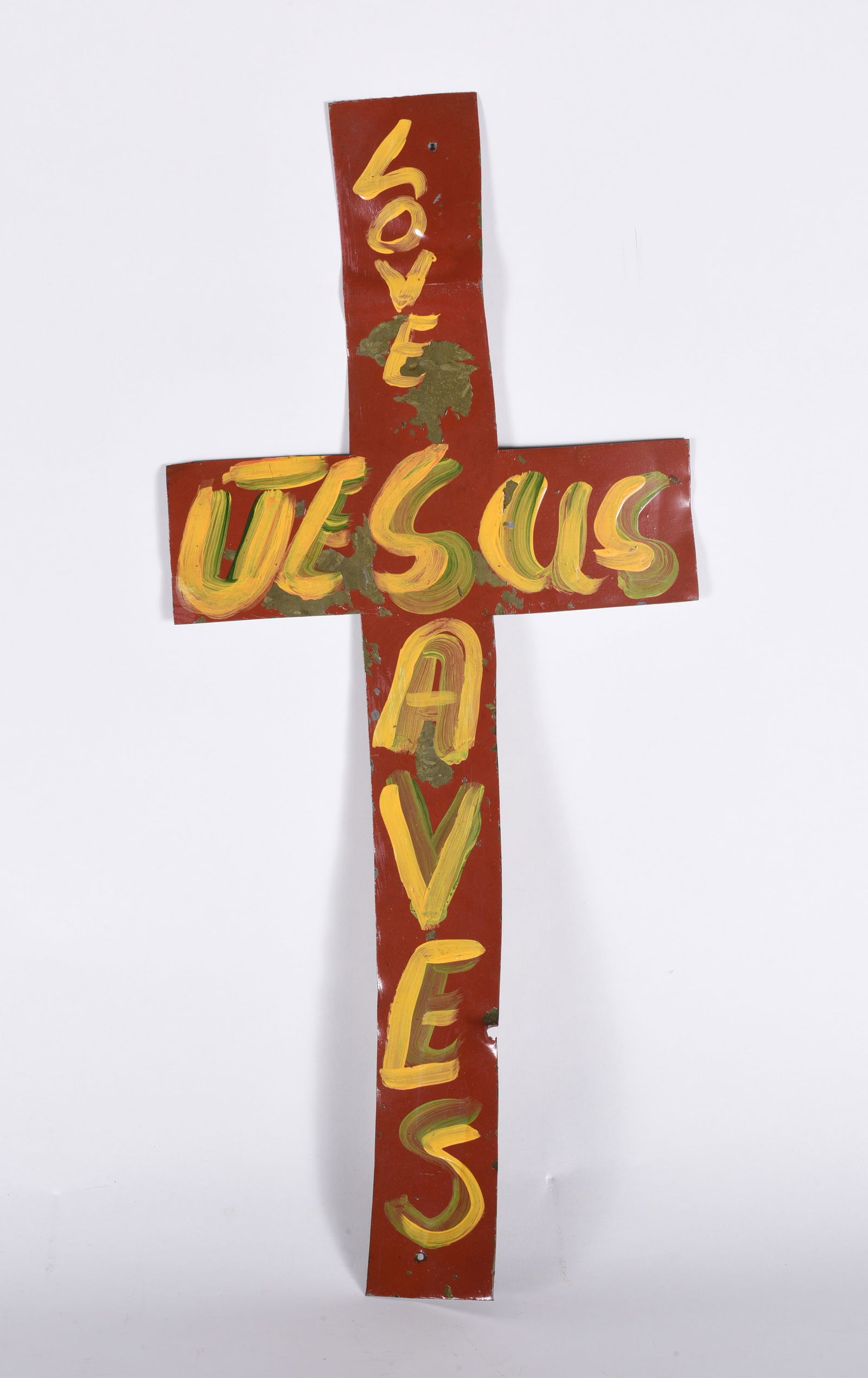 Benny Carter Painted Folk Art  Sign (1 of 2)