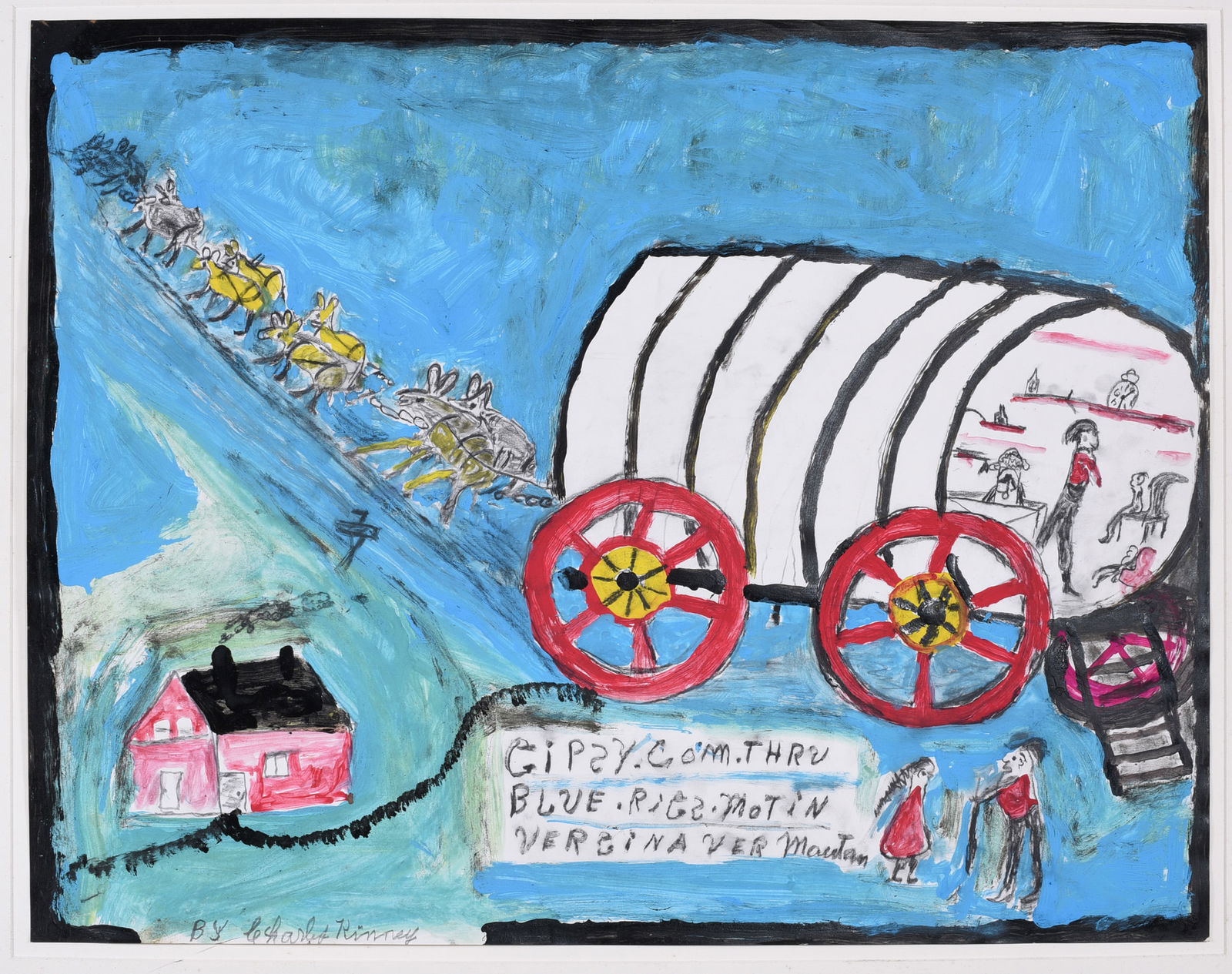 Charley Kinney (1906 - 1991) Painting (1 of 1)