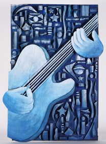 Roger Ivens "Ab The Flagman" Guitar Hands