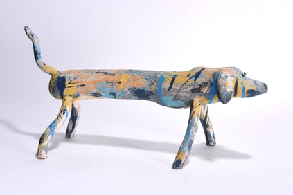 Larry Ballard Folk Art Dog