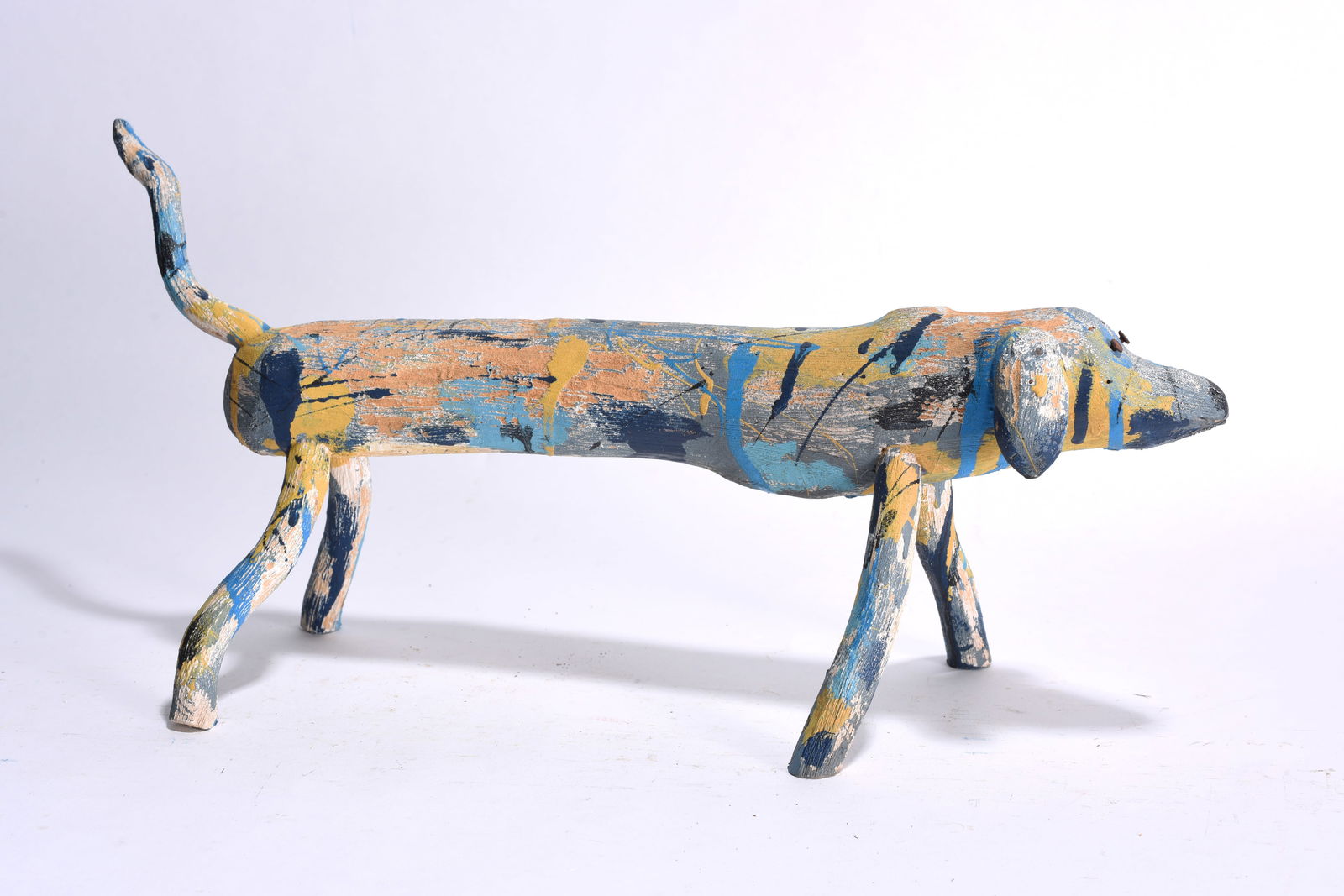 Larry Ballard Folk Art Dog (1 of 3)