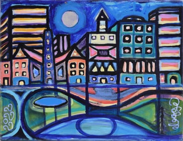 Eric Legge Folk Art Painting