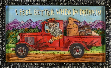 Eric Cunningham Folk Art Painting