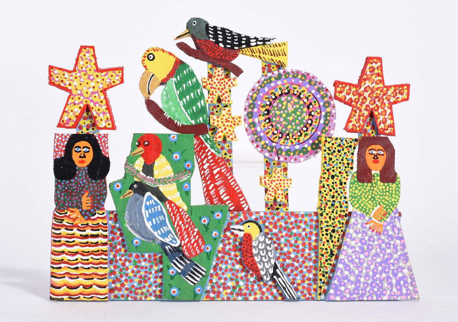 James Harold Jennings Folk Art Sculpture: Sculpture by James Harold Jennings (1931-1999) Self taught artist from North Carolina.