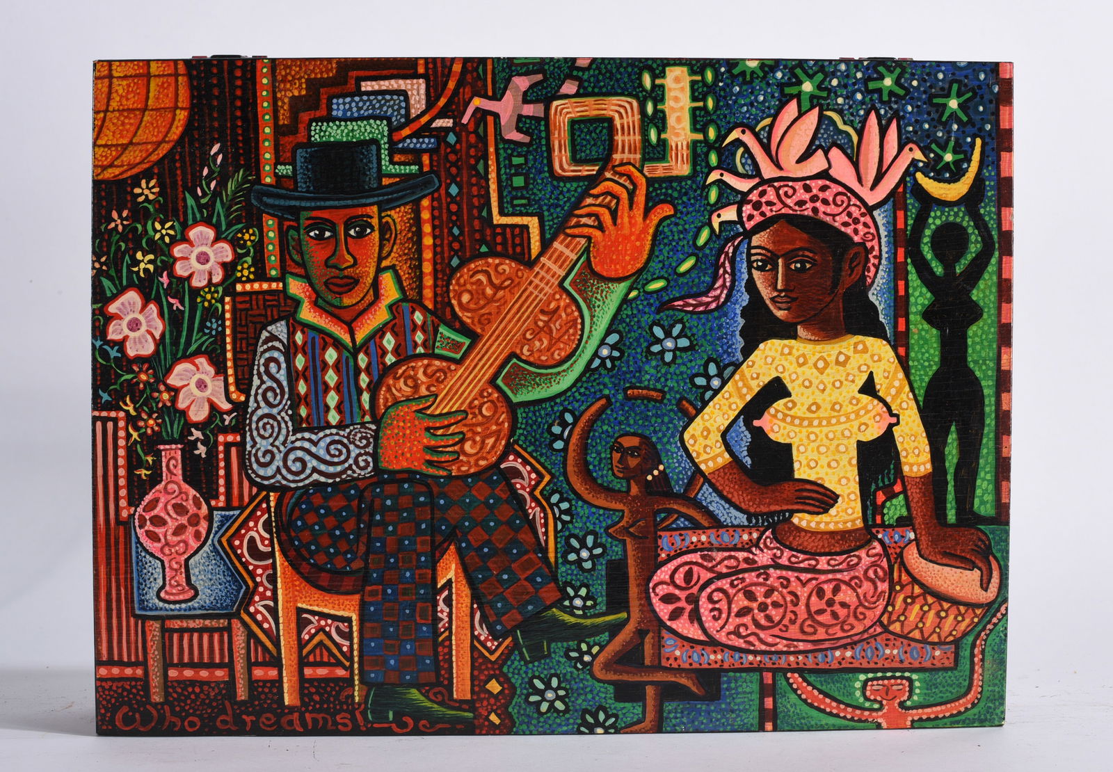 Farlan Hardy Folk Art Painting (1 of 4)