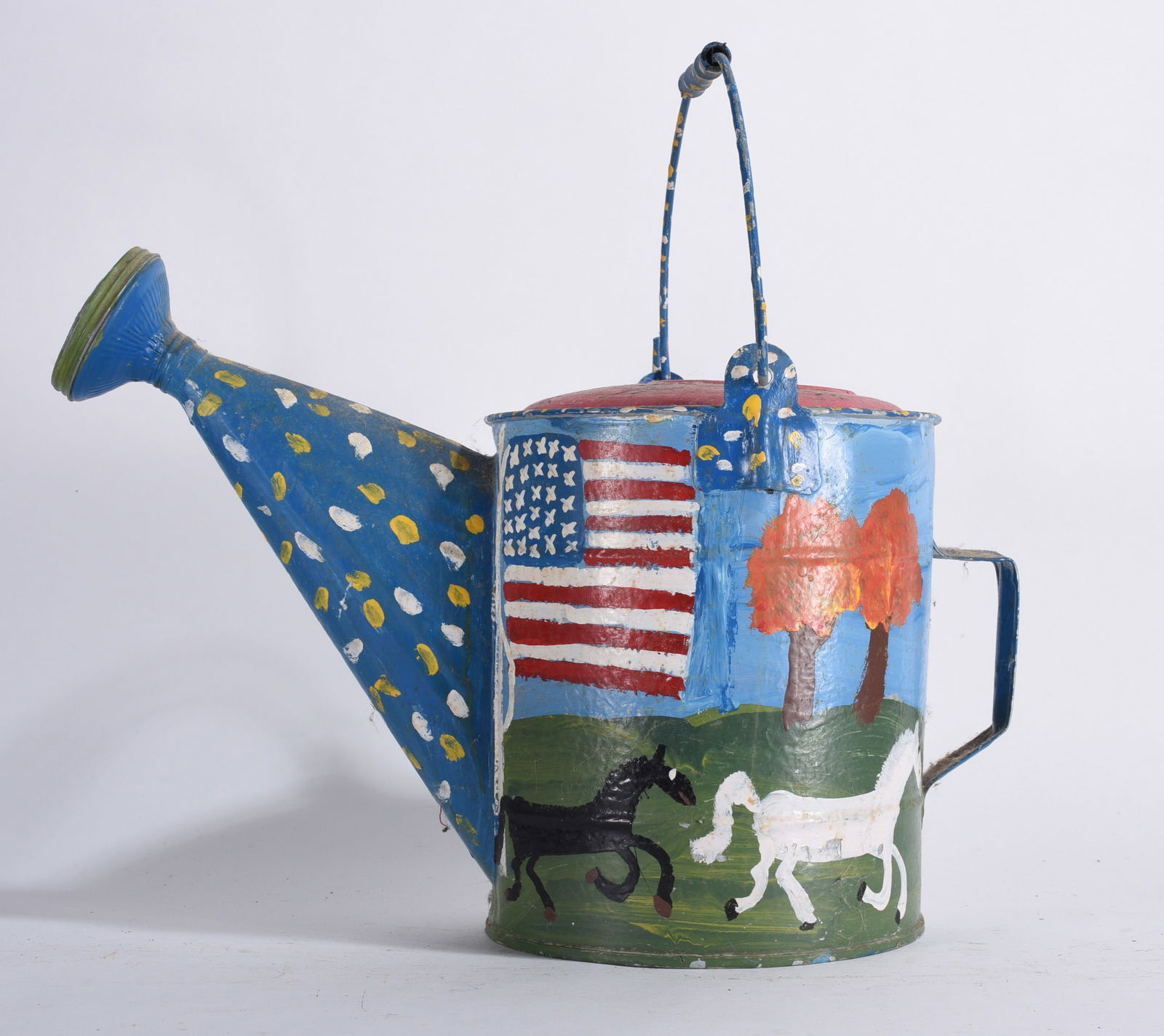 Sam The Dot Man Painting Water Bucket (1 of 4)