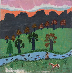 Arlie Lambeth Folk Art Painting