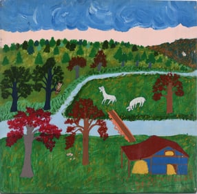 Arlie Lambeth Folk Art Painting