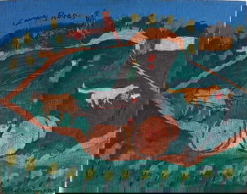 Hazel Kinney Folk Art Painting