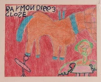 Raymond Diggs Close Drawing on Paper