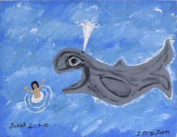 Mike Hudson Folk Art Drawing