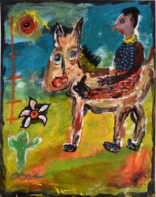 Louis Vuittonet Outsider Art Painting