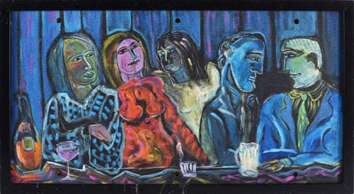 H. Hara Painting on Wood