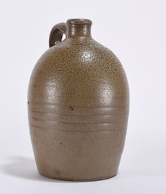 JF Brower Signed Salt Glaze Jug ca. 1850