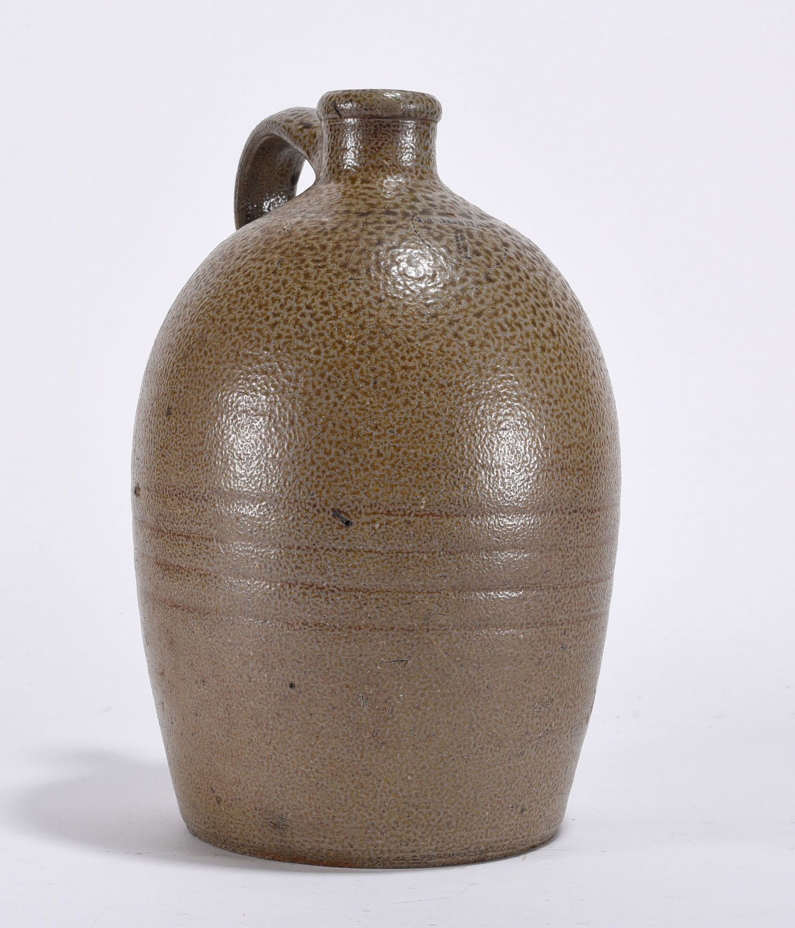 JF Brower Signed Salt Glaze Jug ca. 1850 (1 of 5)
