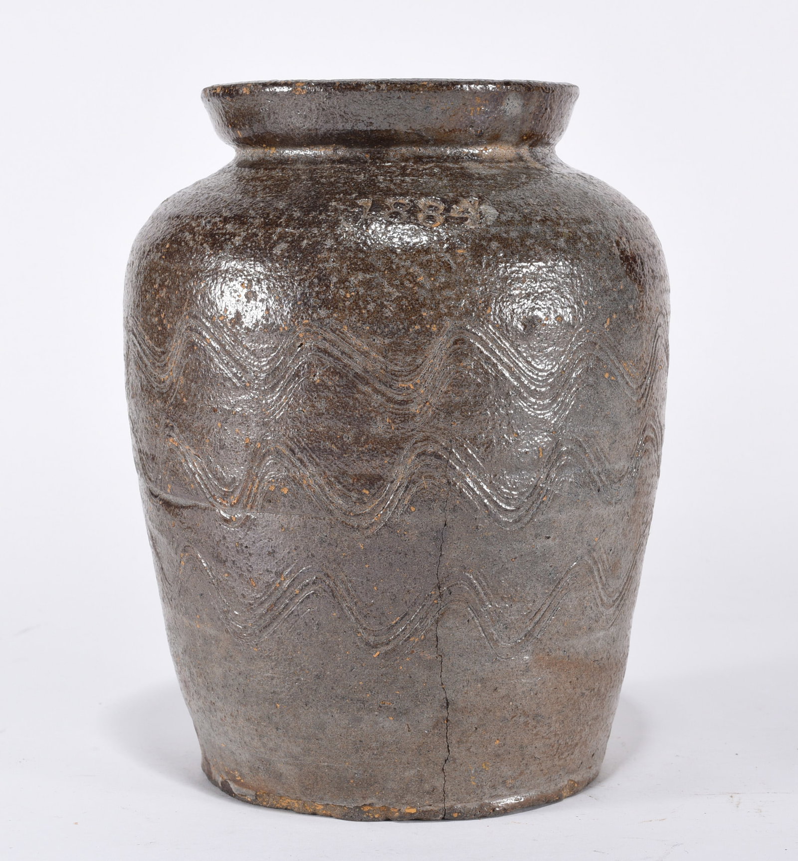 George Washington Bedsaul dated 1884 Jar (1 of 5)