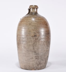 WH Crisco Signed Salt Glaze Jug ca. 1875