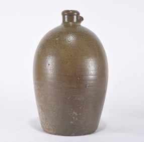 JF Brower Signed Salt Glaze Jug ca. 1850