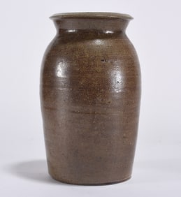 Piedmont North Carolina Salt Glaze jar ca. 1861