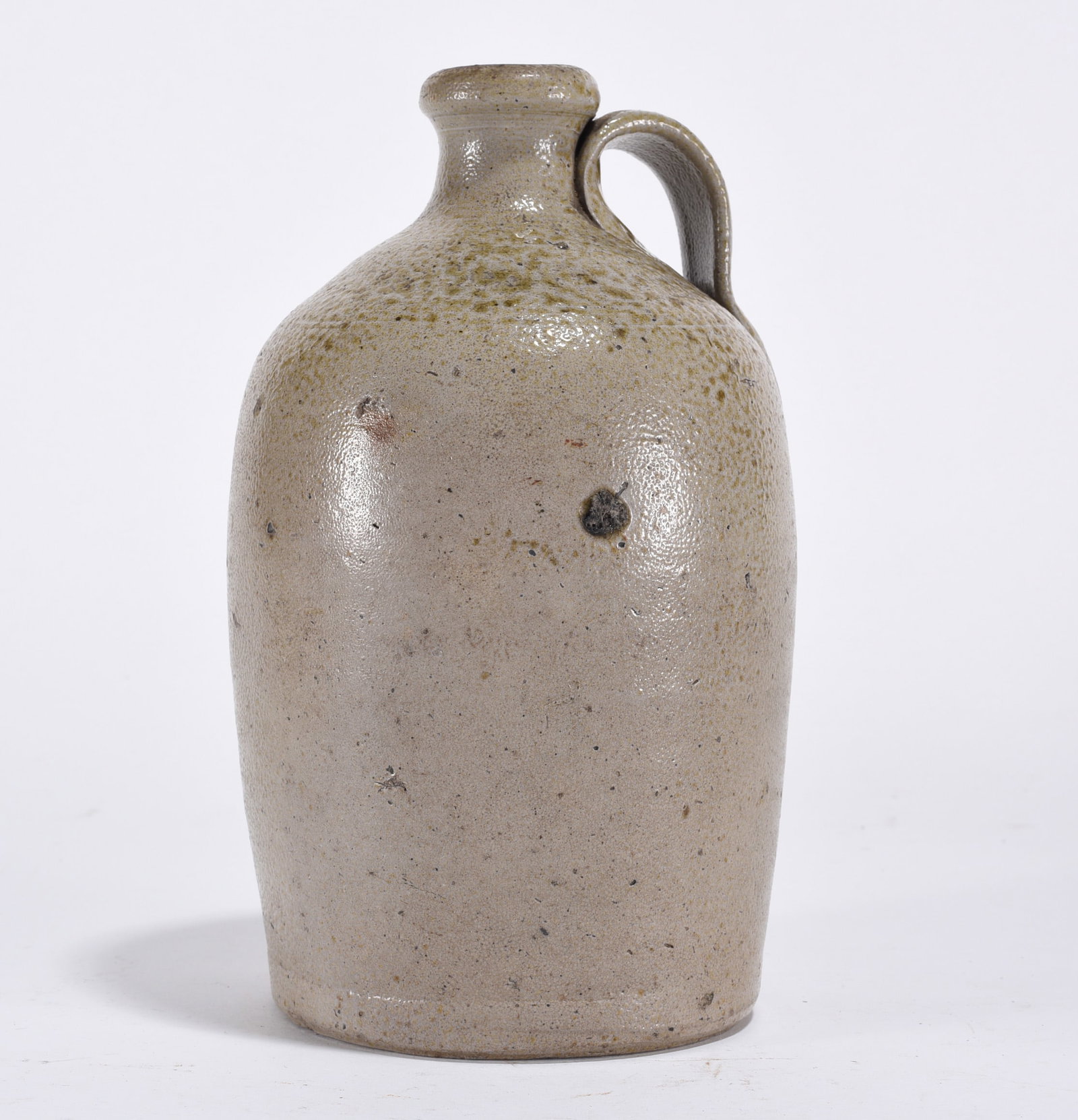Piedmont North Carolina Salt Glaze Jug ca. 1860: ca. 1860 nice size jug. Great lip and handle. Piedmont, NC