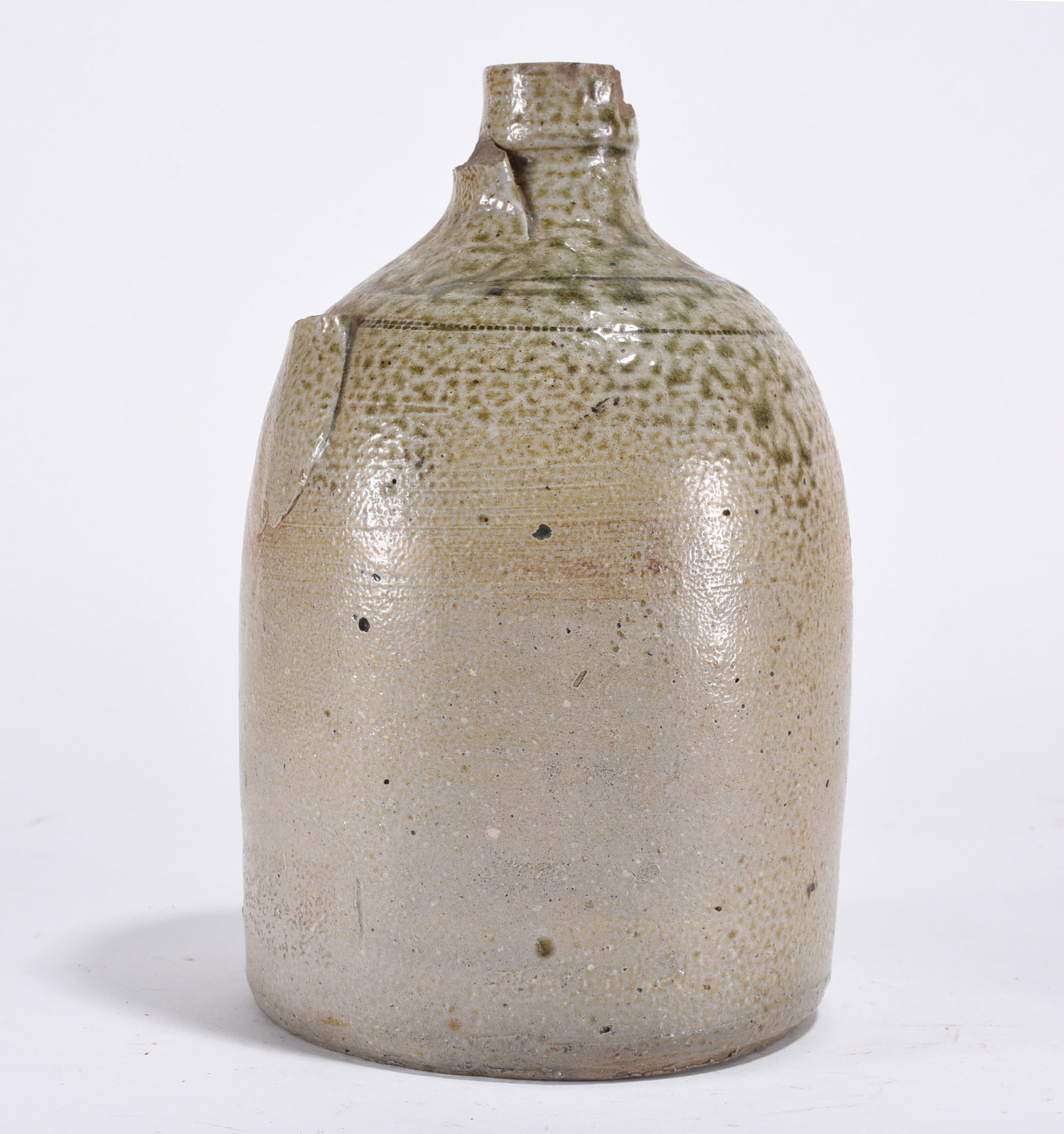 Southern Pottery Jug ca. 1860 (1 of 4)