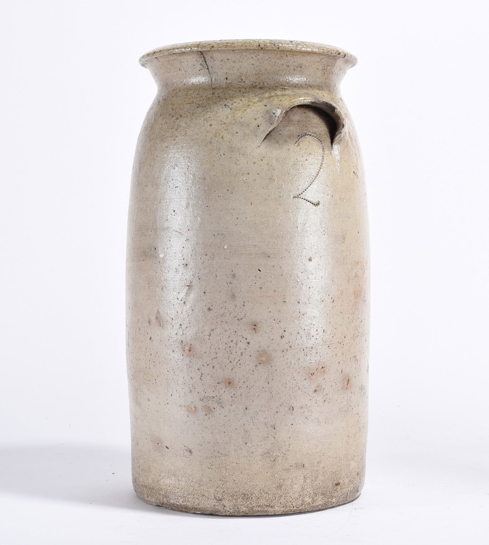 Southern Pottery Churn ca. 1860 (1 of 4)