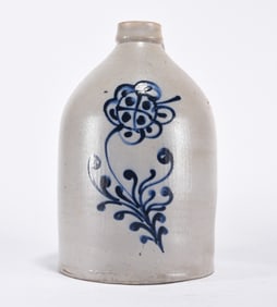 Blue Decorated Jug