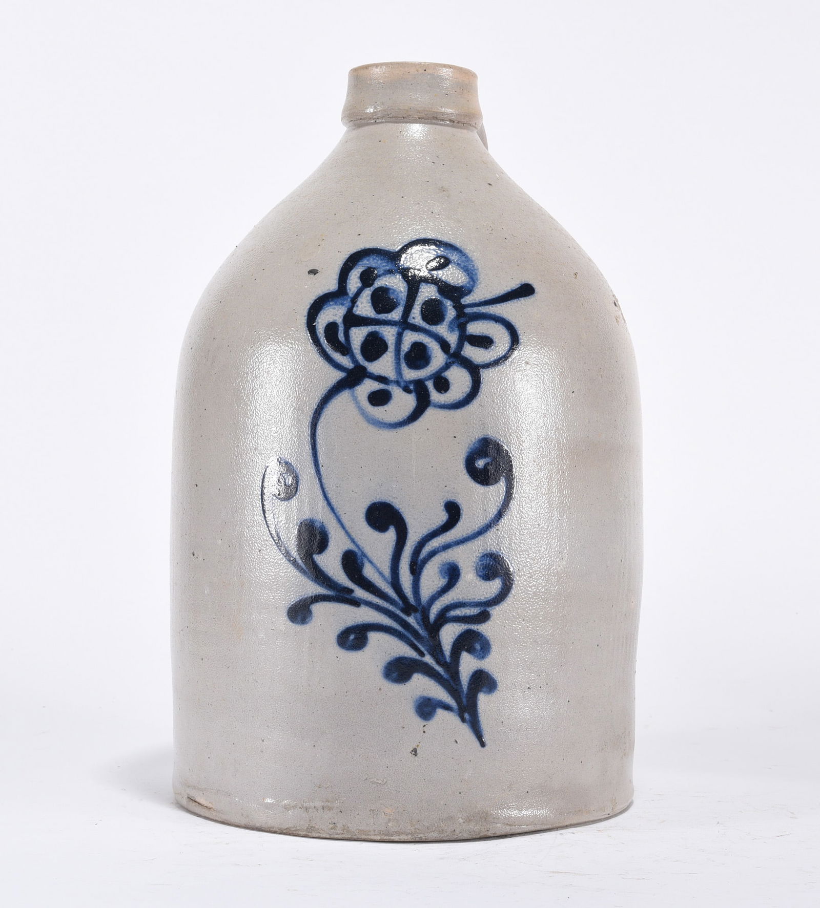 Troy New York Blue Decorated Jug (1 of 4)
