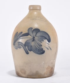 Cowden & Wilcox Blue Decorated Jug