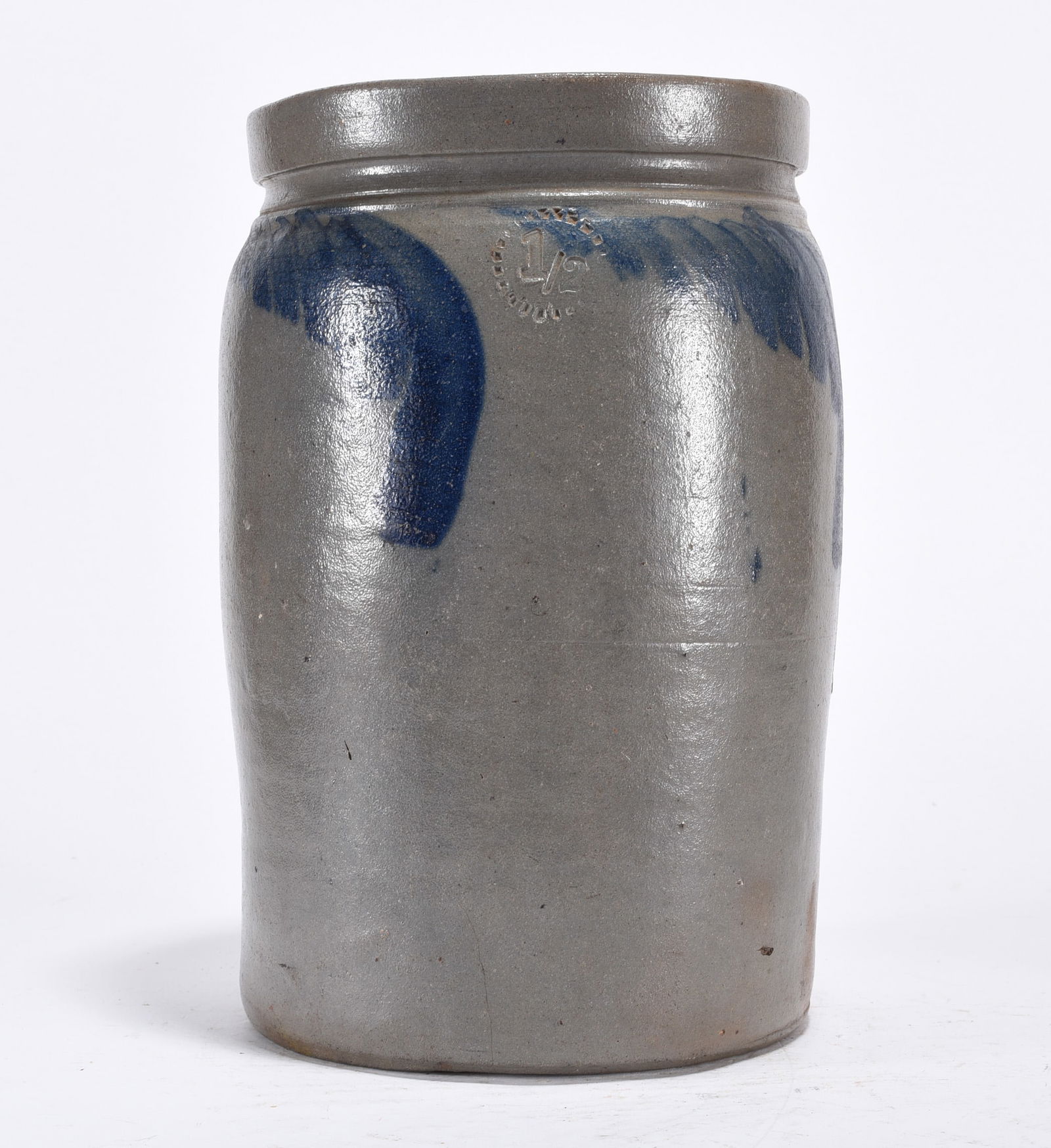 Virginia Blue Decorated 1/2 Gallon Jar (1 of 5)