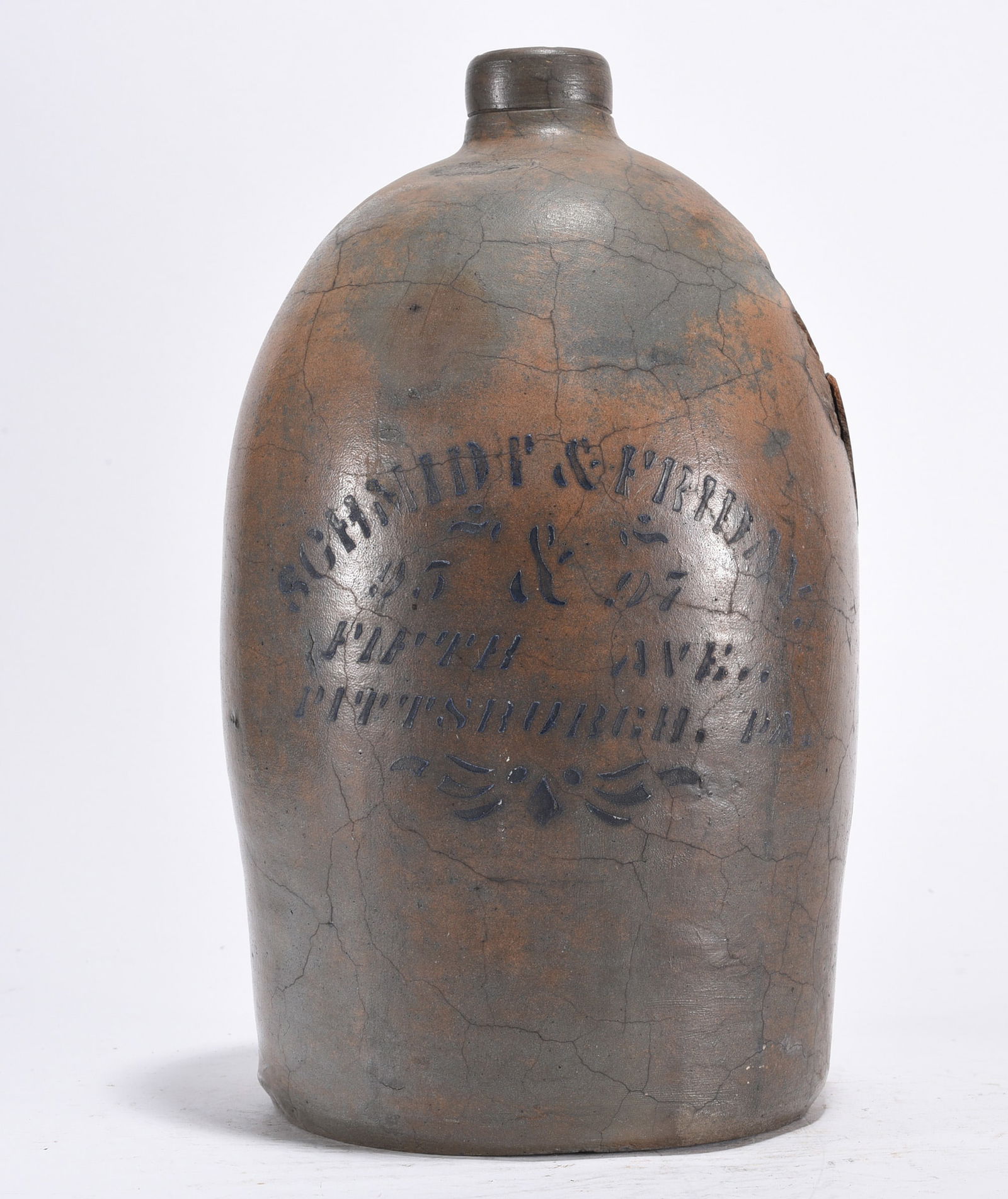 Schmidt and Friday  Pittsburg  PA Advertising Jug (1 of 2)