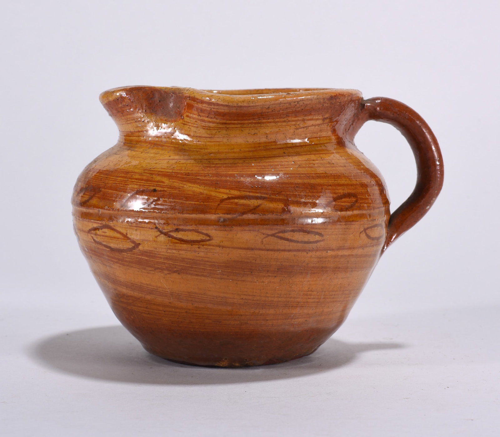 Red Fish Incised Pitcher (1 of 5)
