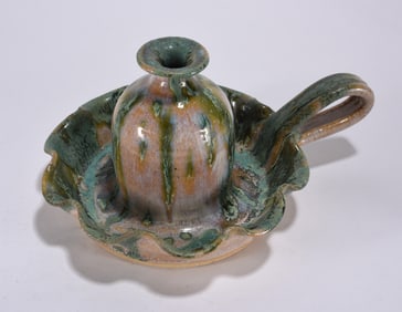 Multi Colored Pottery Piece