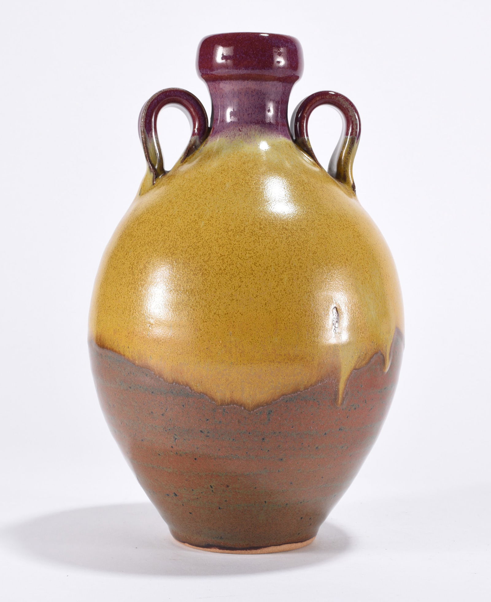 Multi Colored Pottery Jar (1 of 4)