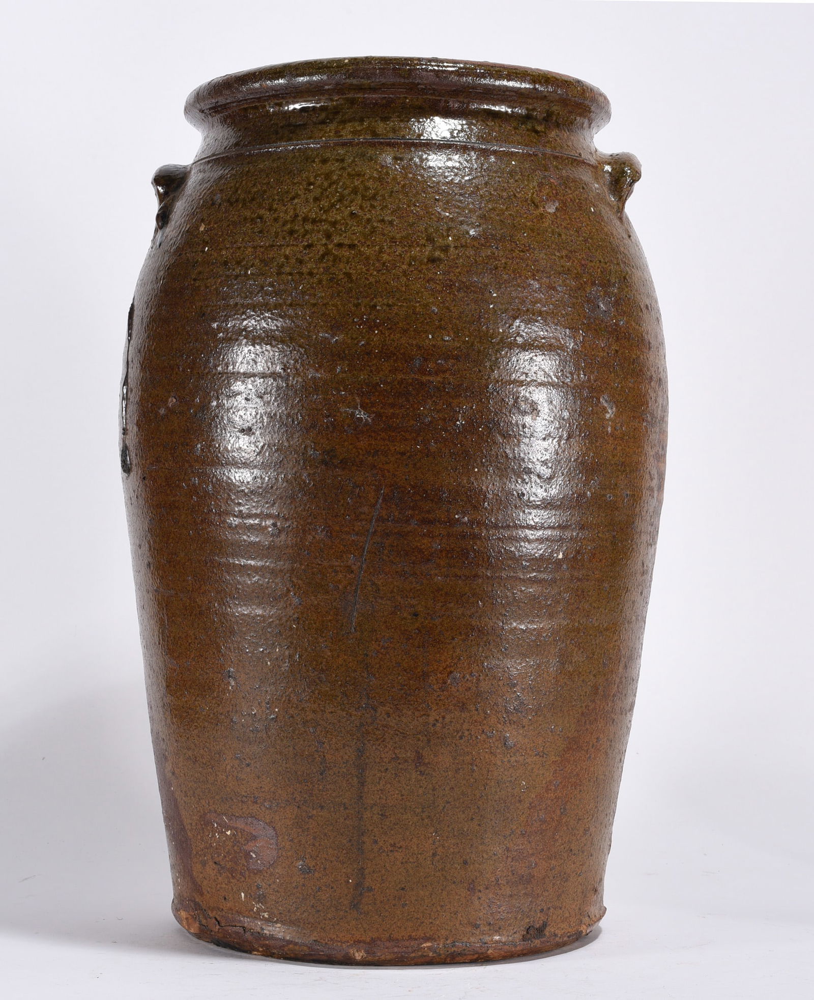 Pottery Storage Jar: Pottery storage jar.