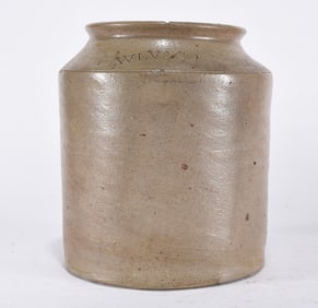 Pottery Storage Jar - Stamped