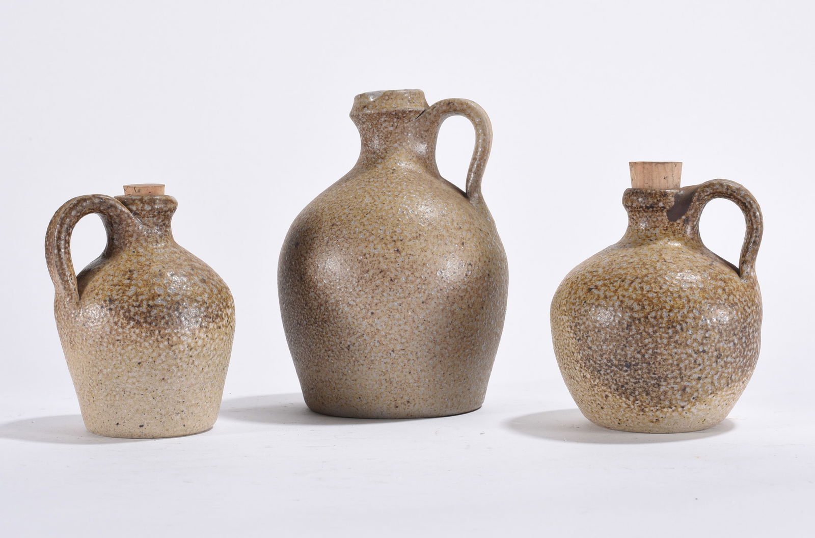 Signed Group of 3 Pottery Jugs (1 of 3)