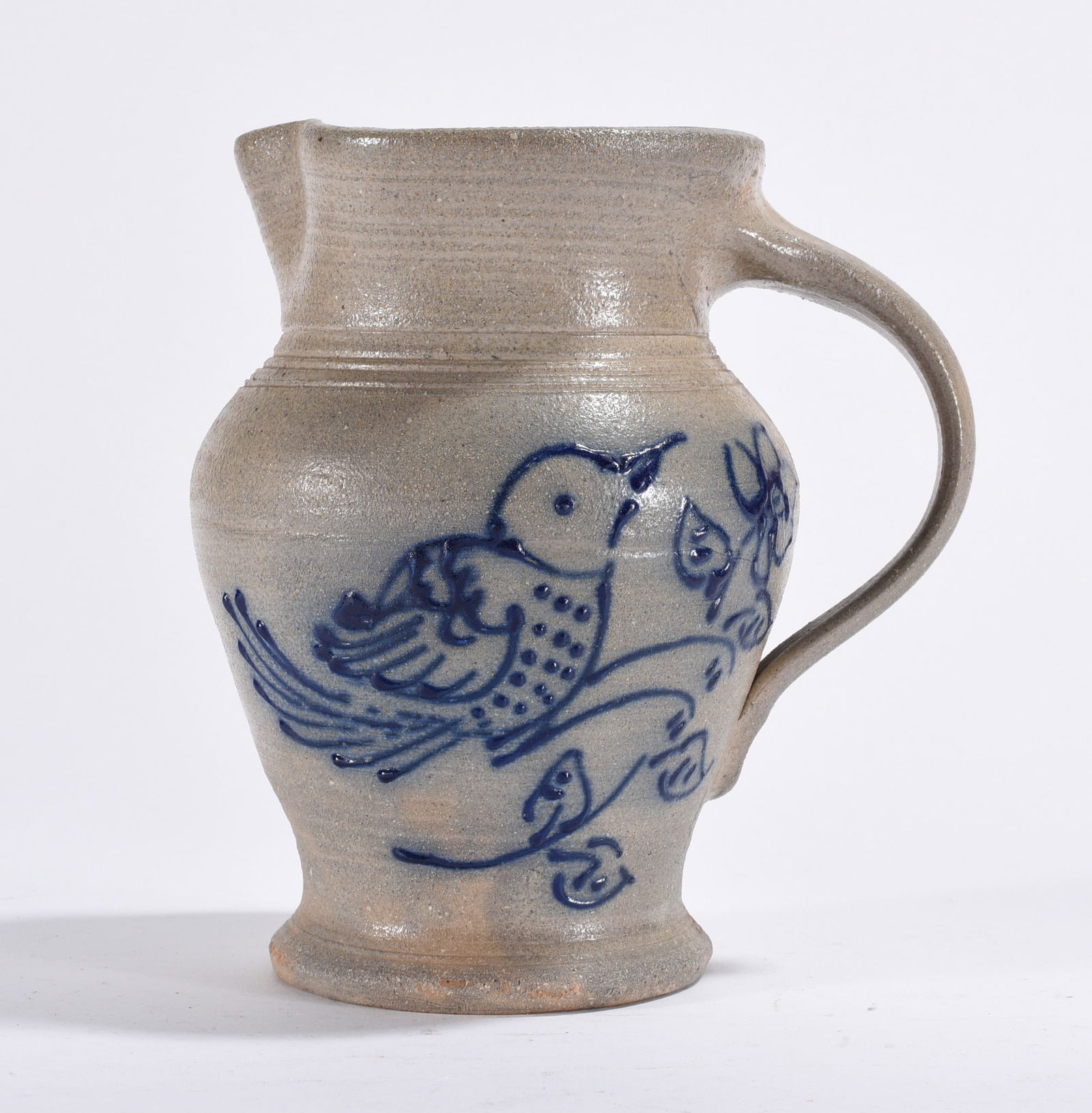 Blue Bird Pottery Pitcher - Signed (1 of 3)
