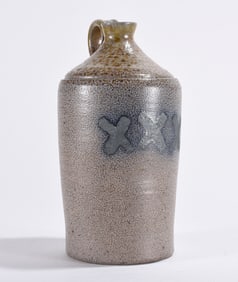 XXX Blued Pottery Jug - Signed