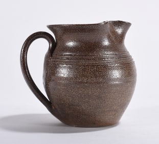 Pottery Pitcher - Signed