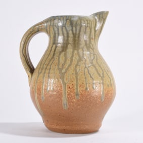 Pottery Pitcher - Marked