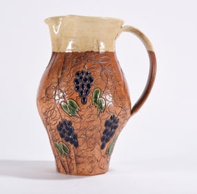 Pottery Pitcher - Signed and Dated