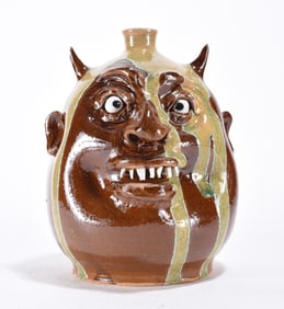 Marvin Bailey Devil Face Jug
