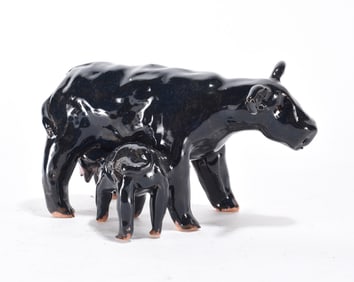 Lynn Bailey Pottery Cow