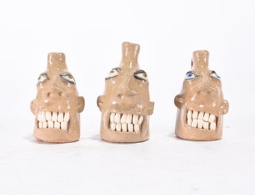 Stacy Lambert Miniature Face Jugs